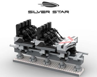 SILVER STAR - Europa Park ( only instructions and parts list )