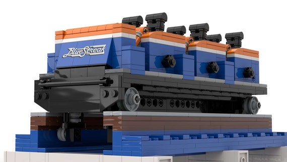 BLUE STREAK - Cedar Point ( Only Instructions and Parts List ) - Etsy
