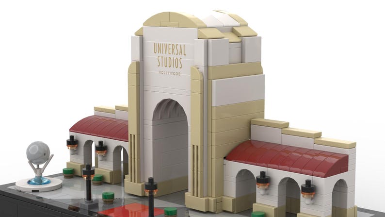 Universal Studios Hollywood Gate ( Only Instructions and Parts List ...