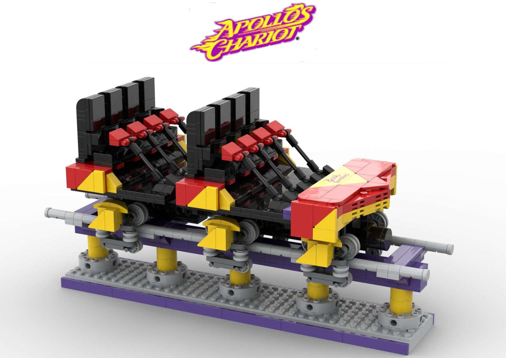 APPOLO'S CHARIOT - Busch Gardens Williamsburg ( Only Instructions