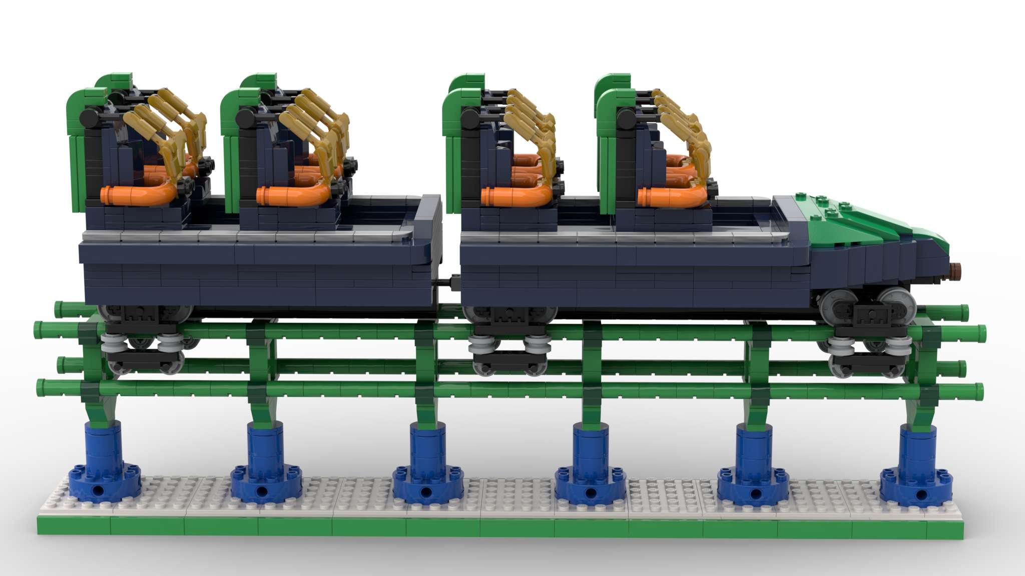 KINGDA KA - Blue Train - Six Flags Great Adventure ( Only