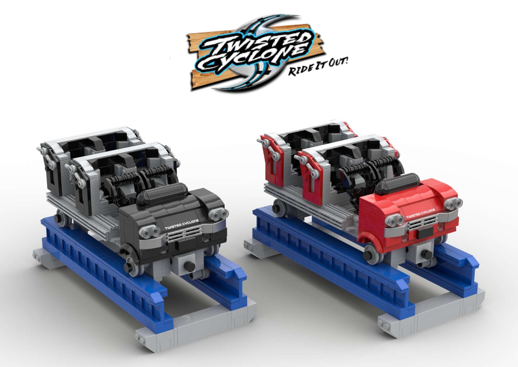 TWISTED CYCLONE - Six Flags Over Georgia ( Only Instructions and