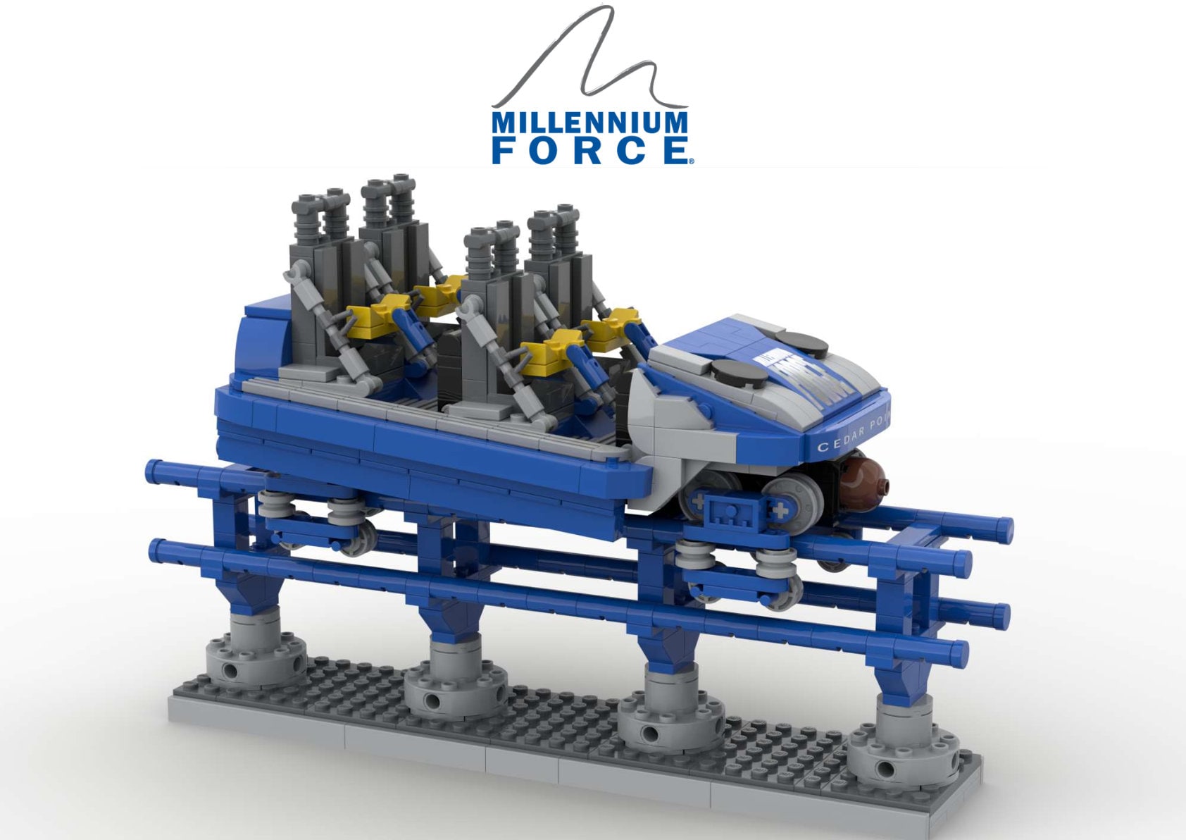 MILLENNIUM FORCE - Cedar Point ( Only Instructions and Parts List