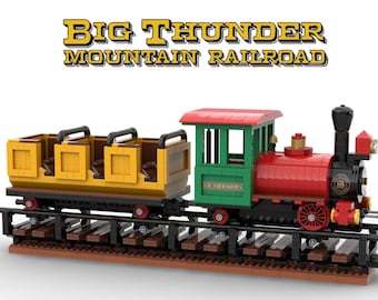 BIG THUNDER MOUNTAIN - Walt Disney World's Magic Kingdom ( only instructions and parts list )