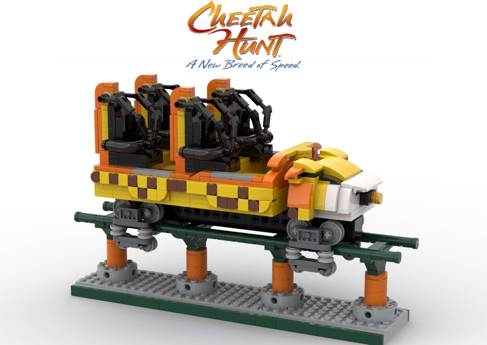 CHEETAH HUNT Busch Gardens Tampa Bay Only Instructions and Parts List Etsy