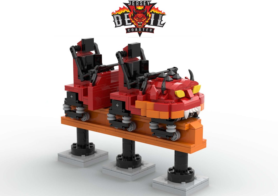 Jersey Devil Coaster LEGO Brick Instructions – Six Flags (PDF) - Etsy