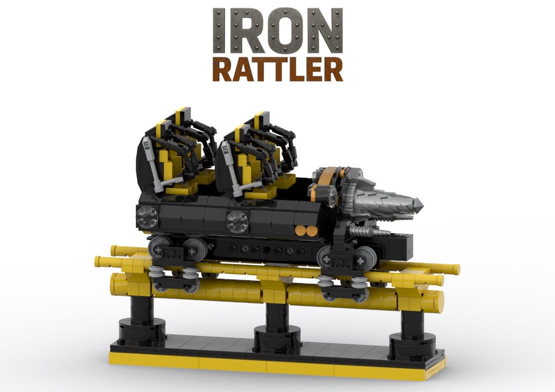 Iron Rallter IRON RATTLER - Six Flags Qiddiya ( Digital Instructions ) - Etsy