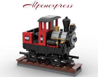 ALPENEXPRESS ENZIAN "Altes Modell - Lokomotive" - Europa-Park (nur Anleitung und Teileliste)