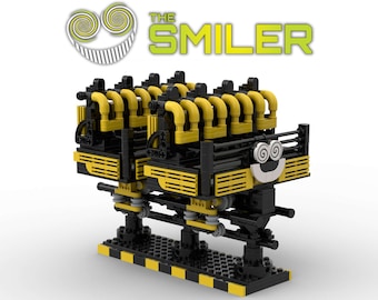 THE SMILER - Alton Towers ( only instructions and parts list )