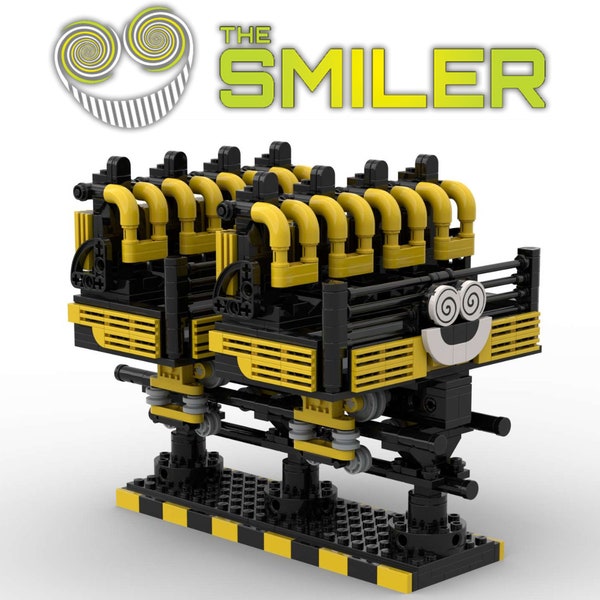 THE SMILER - Alton Towers ( only instructions and parts list )