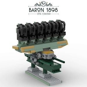 BARON 1898 - additional car 3rd row - Efteling ( only instructions and parts list )