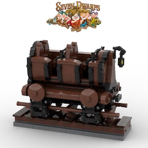 Tren minero de los SIETE ENANOS - Parque Magic Kingdom (solo instrucciones y lista de piezas)
