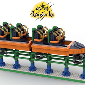 KINGDA KA - orange train - Six Flags Great Adventure ( only instructions and parts list )