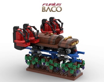 FURIUS BACO - PortAventura World ( only instructions and parts list )
