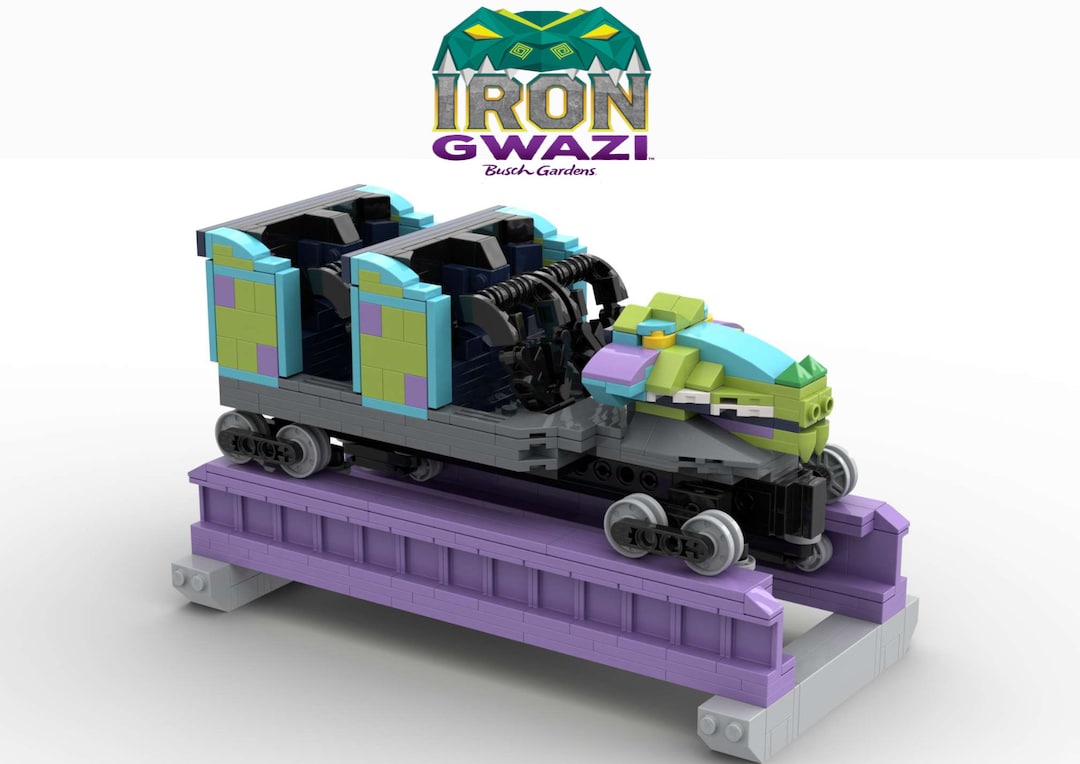 IRON GWAZI - Busch Gardens Tampa Bay ( Only Instructions and Parts