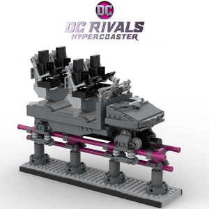 DC RIVALS HYPERCOASTER - Warner Bros. Movie World ( only instructions and parts list )