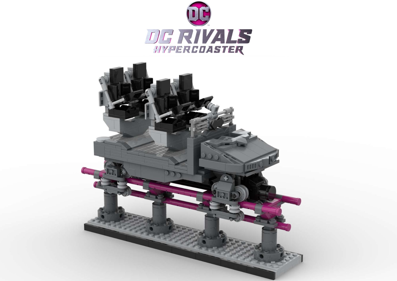DC RIVALS HYPERCOASTER - Warner Bros. Movie World (tylko instrukcja i lista części)