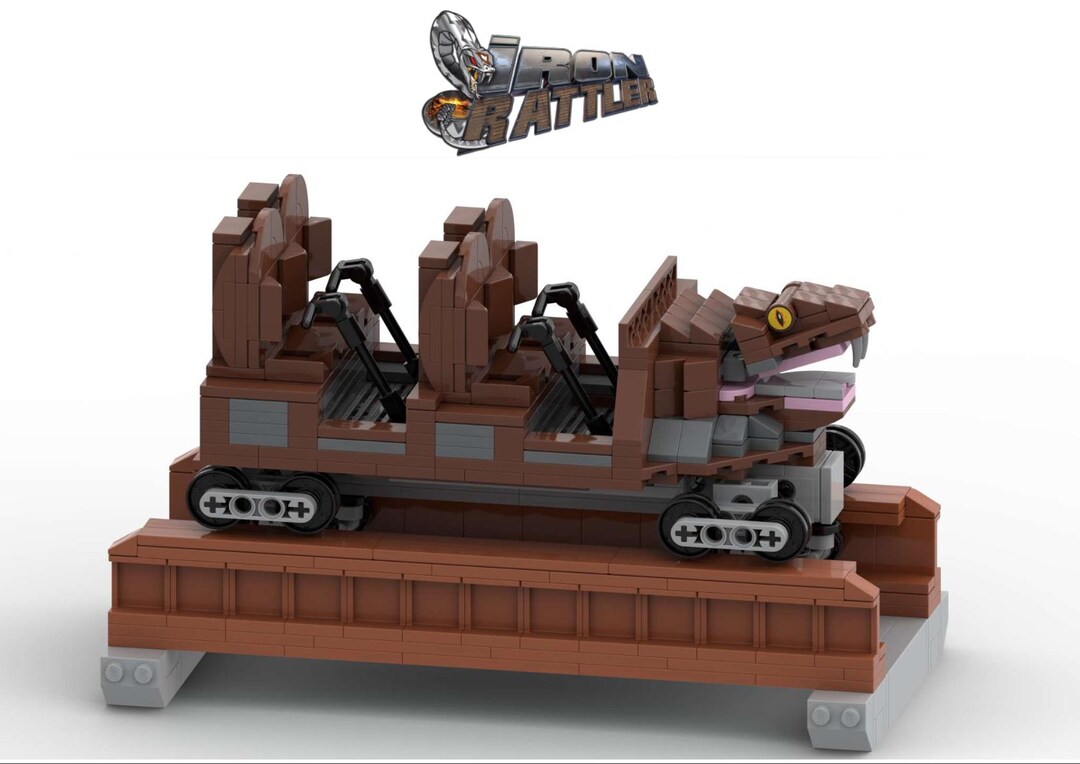Iron Rallter IRON RATTLER - Six Flags Fiesta Texas ( Digital Instructions ) - Etsy