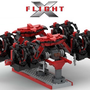 X-Flight - Six Flags G.America (Digitala instruktioner)