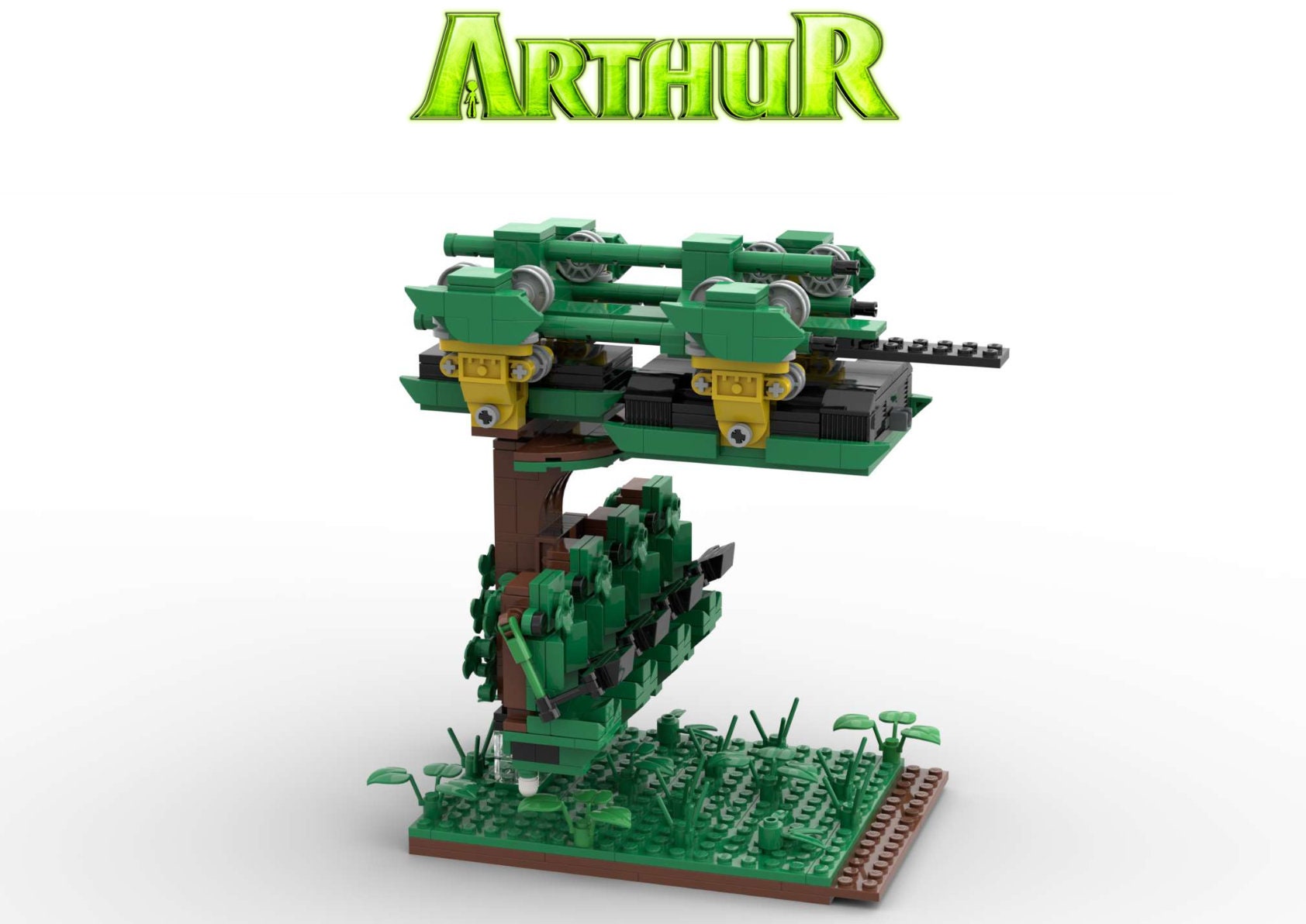 ARTHUR - Royaumes des Minimoys - additional third car - Europa Park ( only instructions and parts list )