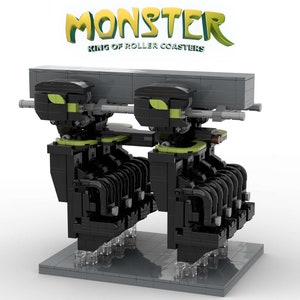 MONSTER Grona Lund only instructions and parts list image 1