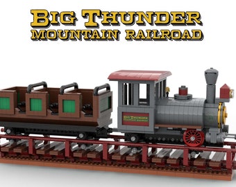 BIG THUNDER MOUNTAIN - Disneyland Paris ( only instructions and parts list )