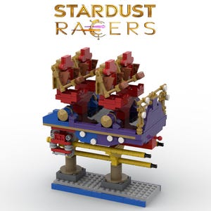 STARDUST RACERS additional car - Universal's Epic Universe ( only instructions and parts list )