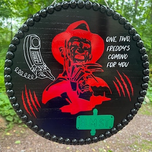 Nightmare on Elm Street Freddy Krueger Hanging Sign