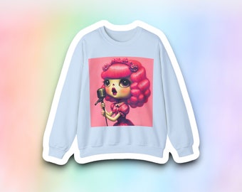 50's Singer Pink Sweatshirt