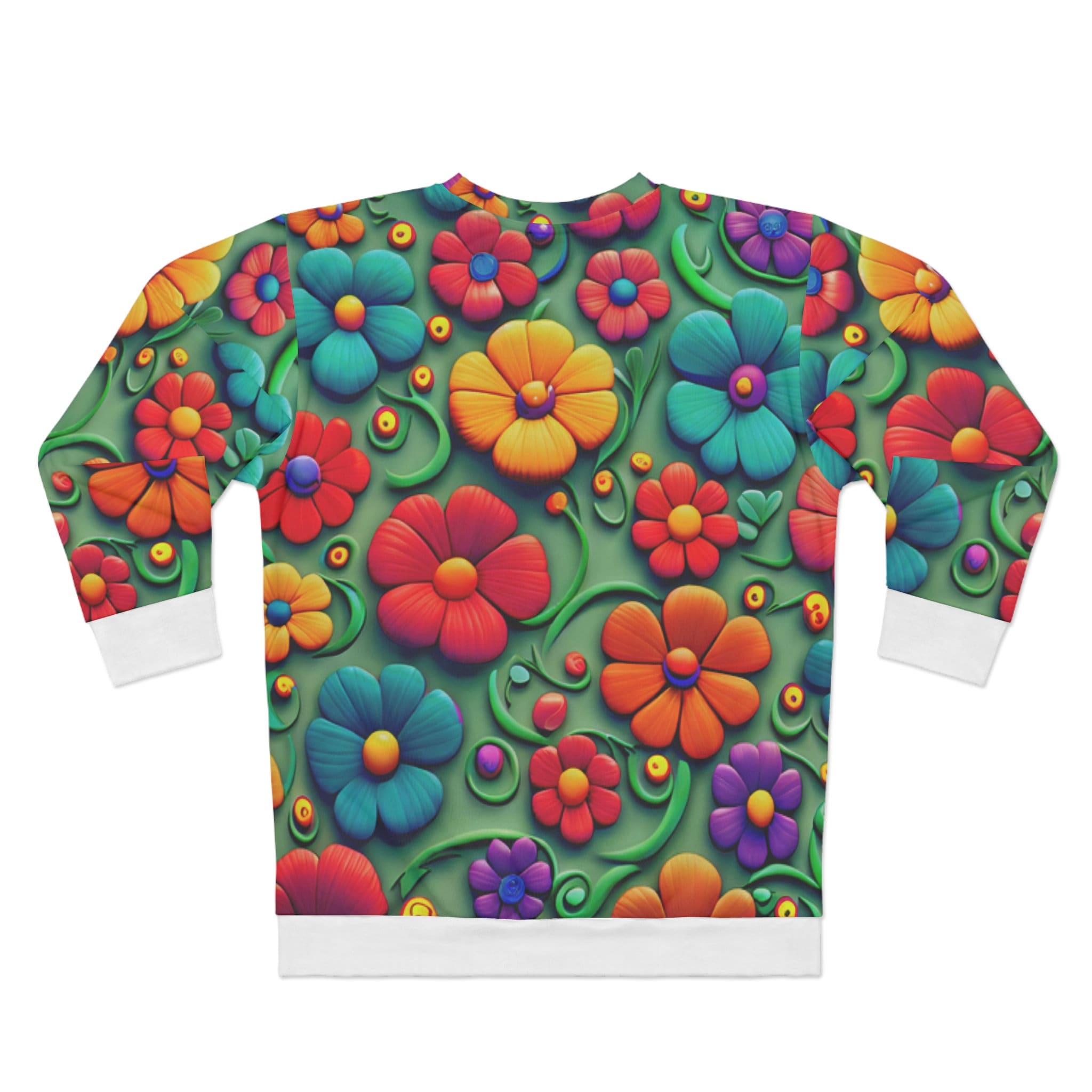 ♡様　BY. FLOWER SWEATSHIRT Clay Flower Sweatshirt - Etsy