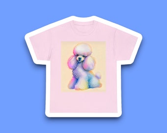 Pink poodle Tee