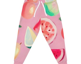Pink Fruit Athletic Joggers