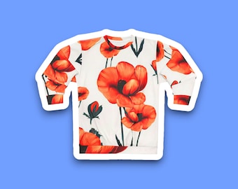 Red Poppy Sweatshirt