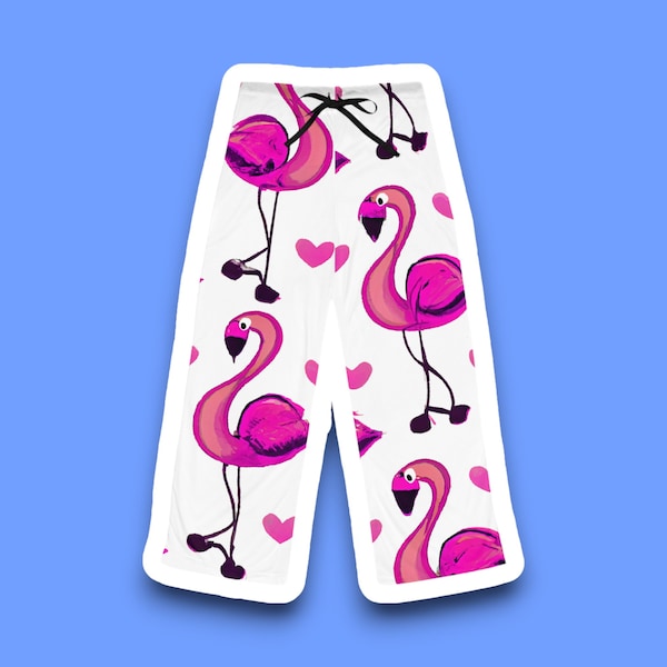 Pantalon de pyjama femme flamant rose