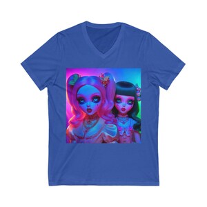 Party Girl Short Sleeve V-Neck Tee