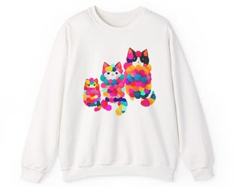 Cat Pom Pom Sweatshirt