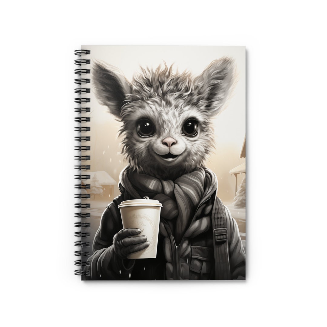 No Drama Llama Coffee Spiral Notebook Ruled Line - Etsy