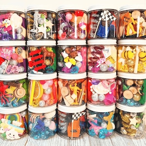 Playdough Kit, Kids Party Favors,Goodie Bags,Play dough Jars,Birthday Party Favors,Playdoh,Play Doh,Sensory Kit,Play dough Kit,Playdough Jar