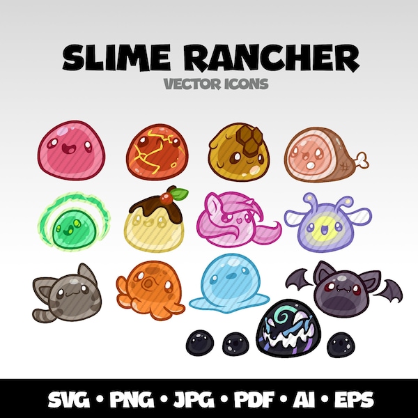 Slime Rancher Vector Slime Svg - Etsy