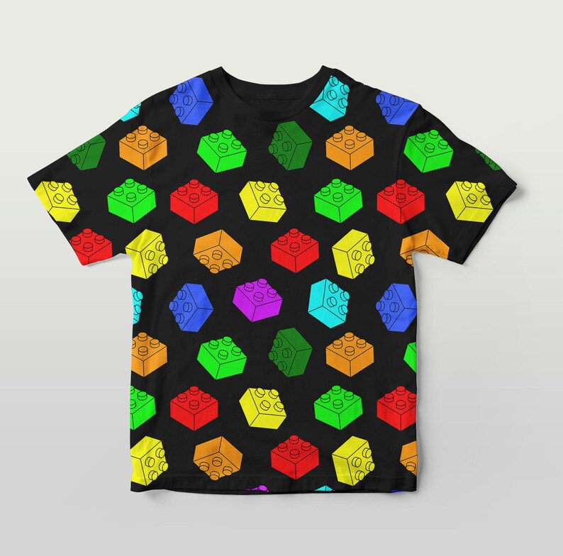 28 Brick Patterns Svg Bundle Seamless Kids Toys Building Blocks Digital