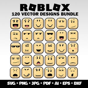 Roblox SVG Bundle Roblox Birhday Gift Roblox Clipart Gamer Gift for Roblox Birthday Personalized Gamer Party Gift Roblox Cricut SVG Bundle