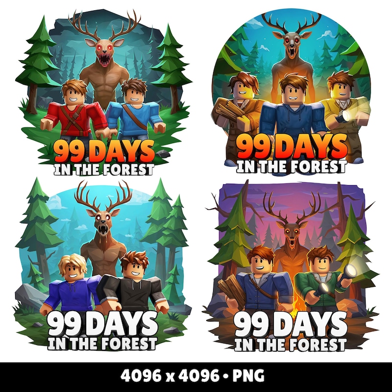 99 Nights in the Forest Printable Coloring Pages Roblox - Etsy Canada