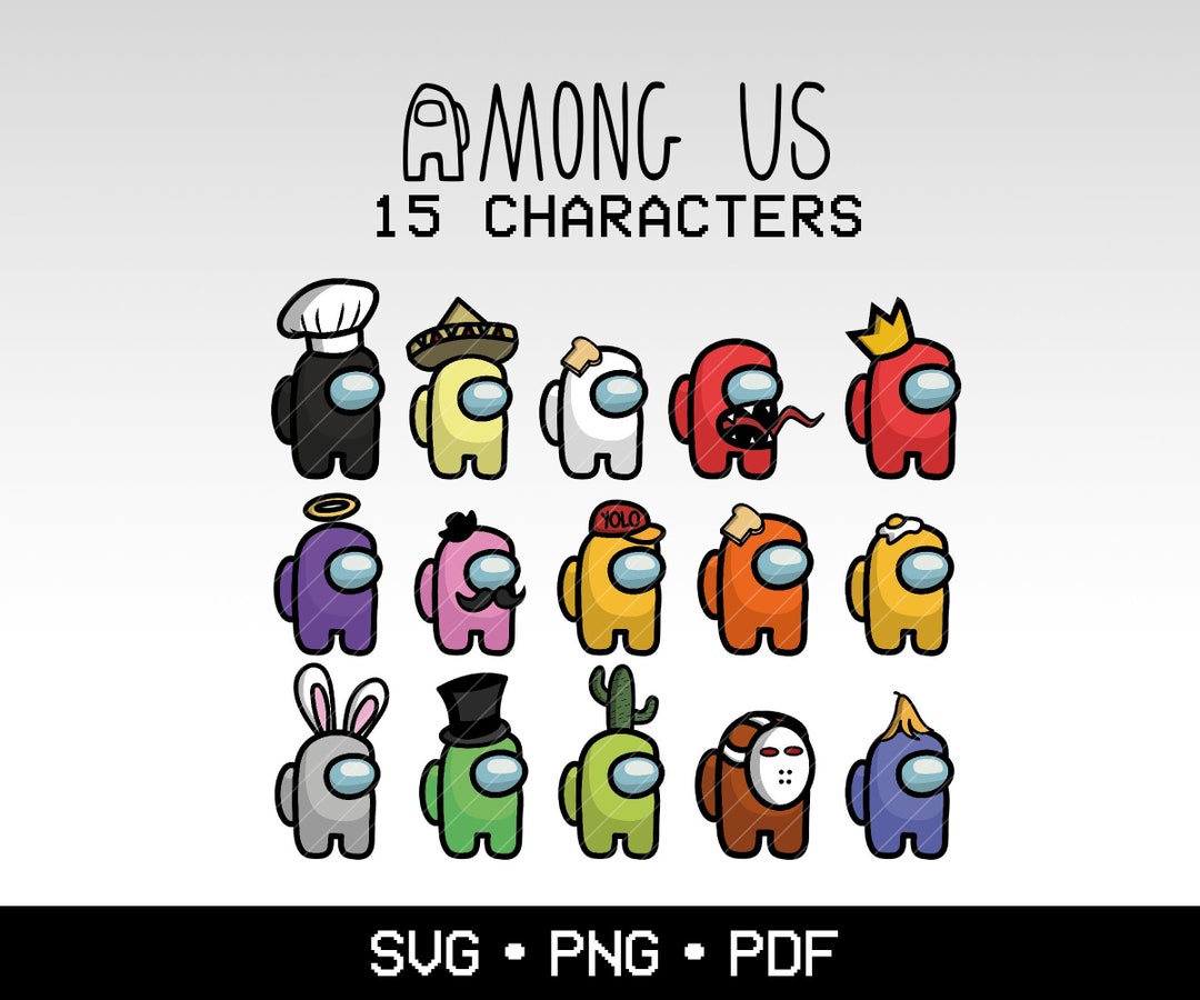 Pink Among Us Character Santa Hat Pink Among Us Character