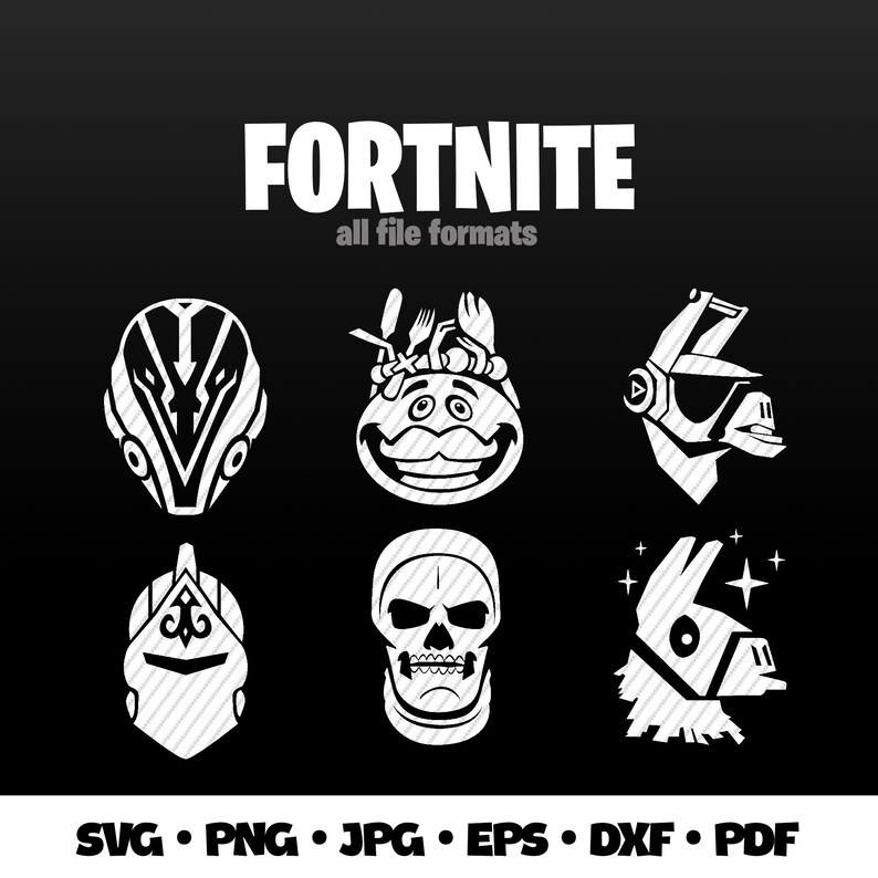 Fort Gaming Svg Bundle, F-nite Font, F-nite Clipart Svg, F-nite Lama, F