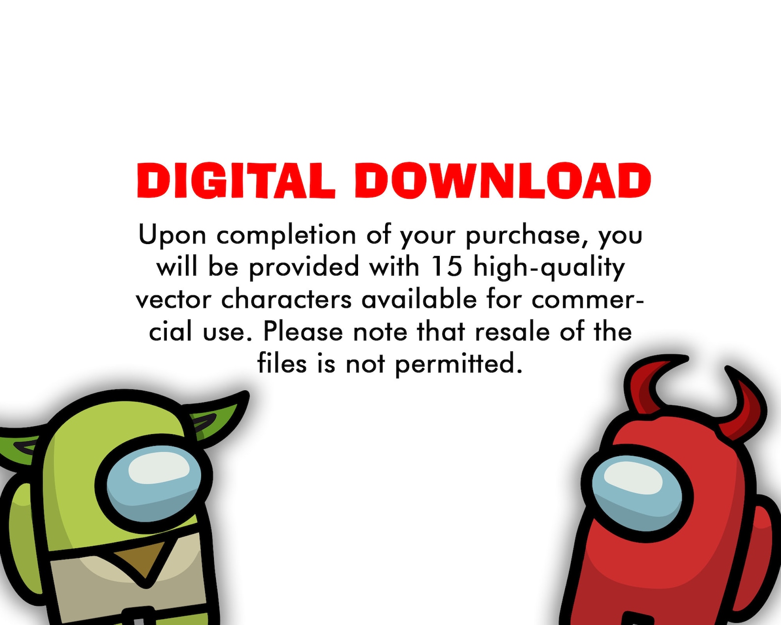 Among Us Cute Characters Print and Sticker Ready Among Us SVG File ...