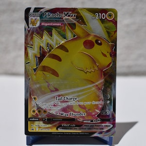 Pikachu Vmax 3D Pokémon Karte SWSH #286