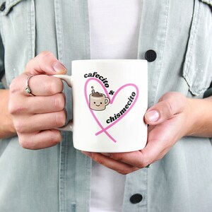 Latina Coffee Mug Best Friend Mug Valentines Day Cup Mexican Mug Spanish Coffee Mug Hispanic Gift Latinx Gift Friendship Gossip and Coffee
