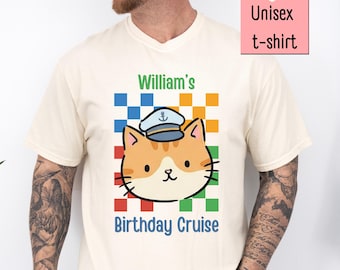 Birthday Cruise Shirts, Custom Name Shirt, Comfort Colors, Birthday Group Shirt, Boat Vacation Shirt, Cruise Birthday Trip