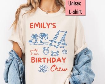 Birthday Cruise Shirts, Custom Name Shirt, Comfort Colors, Birthday Group Shirt, Boat Vacation Shirt, Cruise Birthday Trip