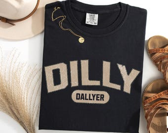 Dilly Dally Shirt Comfort Colors Silly Shirt Y2k Shirt Ironic Shirt Unhinged Shirt Born To Dilly Dally Funny Saying Shirt Vintage Meme Shirt